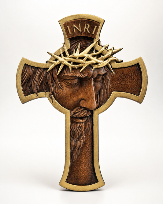 Kevins Hand Made Craft Crown of Thorns Jesus Cross